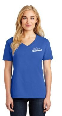 Ladies Cotton Tee V Neck