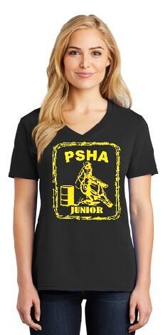 Ladies Cotton Tee V Neck-SENIOR