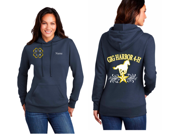 Ladies Core Fleece Pullover Hooded Sweatshirt