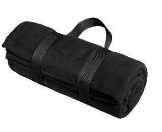 Fleece Blanket with Carrying Strap