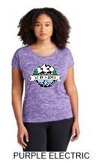 Ladies Electric Heather Sporty Tee