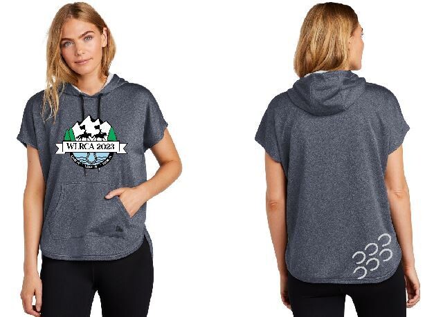 Ladies Terry Short Sleeve Hoodie