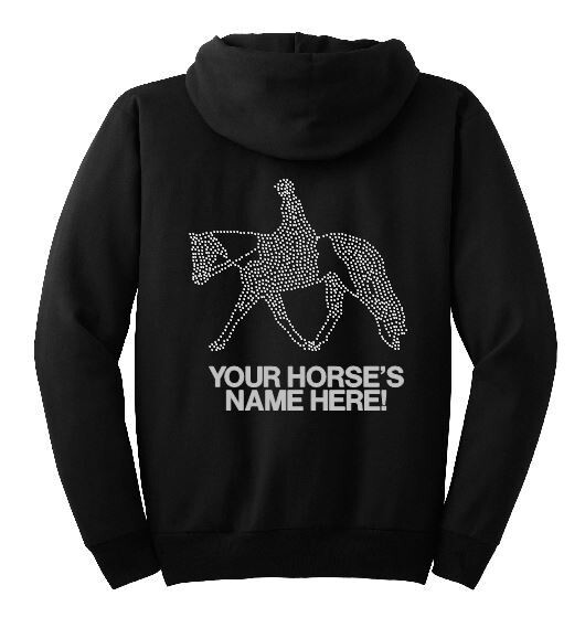 Hoodie with English Paint