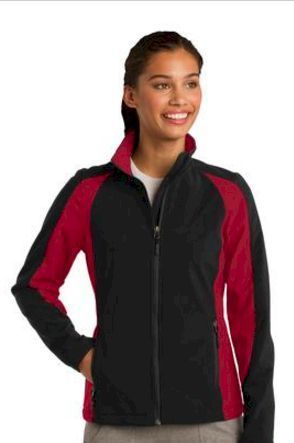 Ladies Soft Shell Jacket-Two Tone