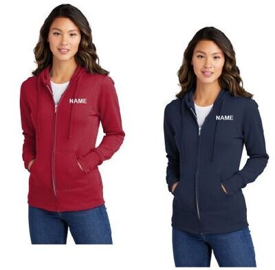 Ladies Fleece Full-Zip Hooded Sweatshirt