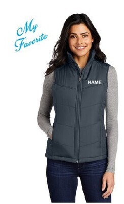 Ladies Puffy Vest