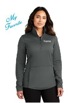 Ladies PA Smooth Fleece 1/4-Zip