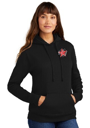 Ladies Core Fleece Pullover Hooded Sweatshirt
