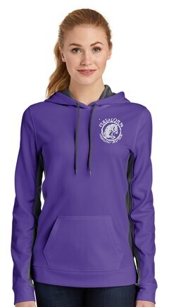 Ladies Fleece Colorblock Hoodie