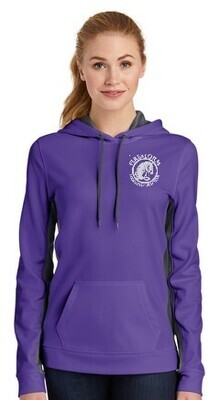 Ladies Fleece Colorblock Hoodie