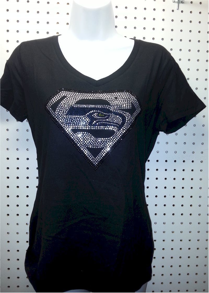 Black Ladies Super Hawk Tee