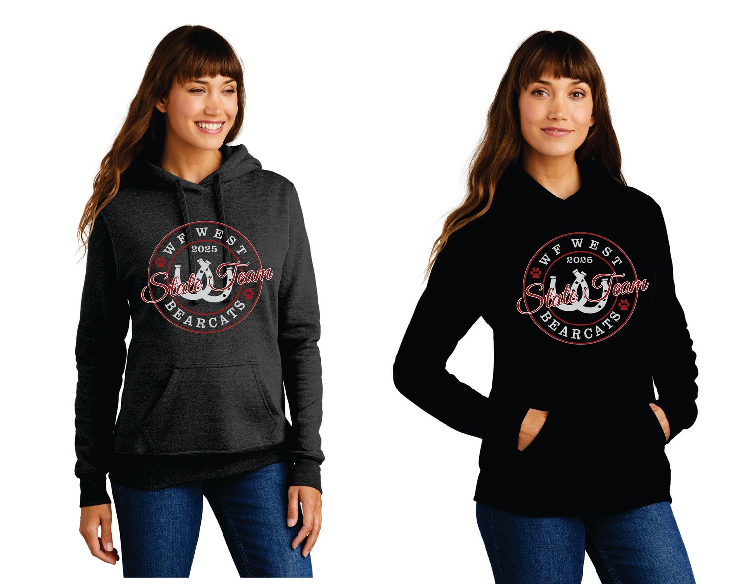 A-Ladies Hooded Sweatshirt