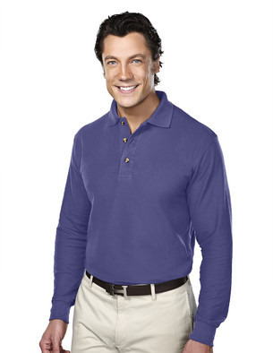 MENS LONG SLEEVE POLO