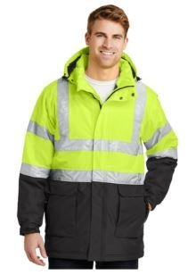 Port Authority® ANSI 107 Class 3 Safety Heavyweight Parka