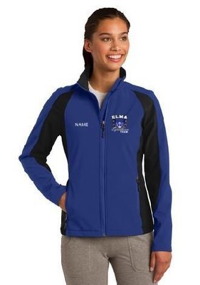 Ladies Colorblock Soft Shell Jacket