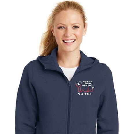 LADIES FULL ZIP FLEECE JACKET