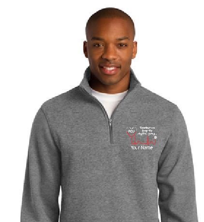 MENS 1/4 ZIP FLEECE JACKET