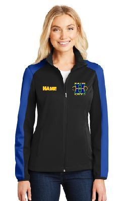 Sport-Tek® Ladies Colorblock Soft Shell Jacket
