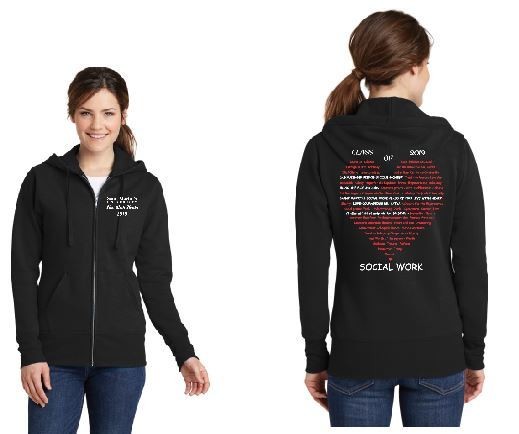 LADIES FULL ZIP FLEECE JACKET