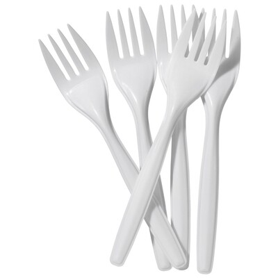 100 Plastic Forks