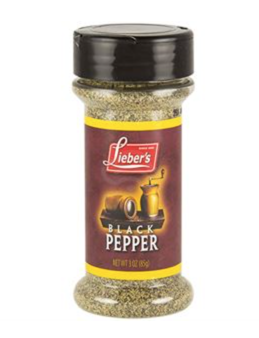 Lieber's Black Pepper, 3 Oz, Passover