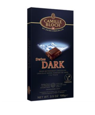 Camille Bloch Dark Chocolate, 3.5 Oz, Passover