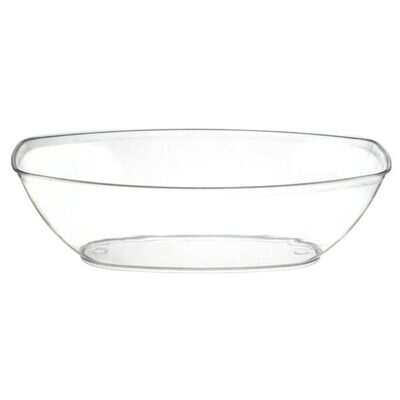 Oval Salad Bowl 72 oz Clear (1 Count)