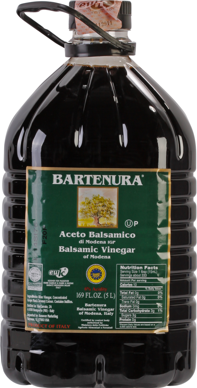 Bartenura Balsamic Vinegar, 5L ,169 Oz, Passover