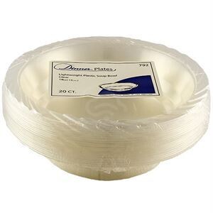 Clear Soup Bowl 18", 20 Ct, Passover