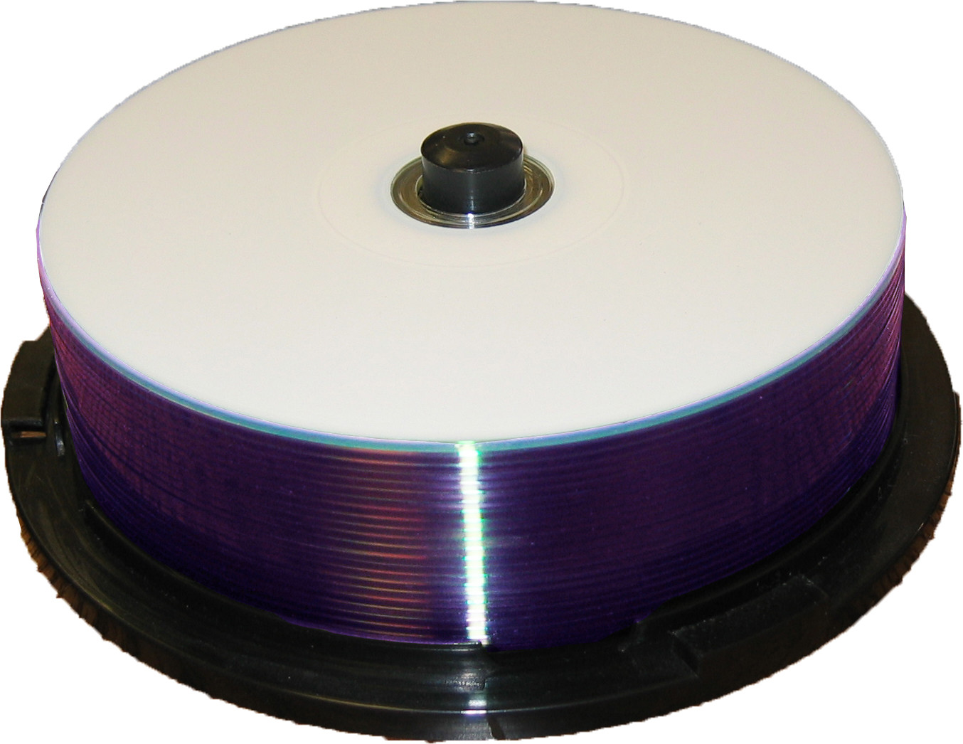 DVD+R DL, 8X, 8.5GB, White Thermal Hub Printable, 200 Discs, 20 Disc Cake Box Spindles
