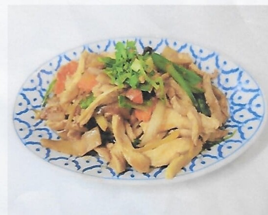 36. Poulet sauté au gingembre