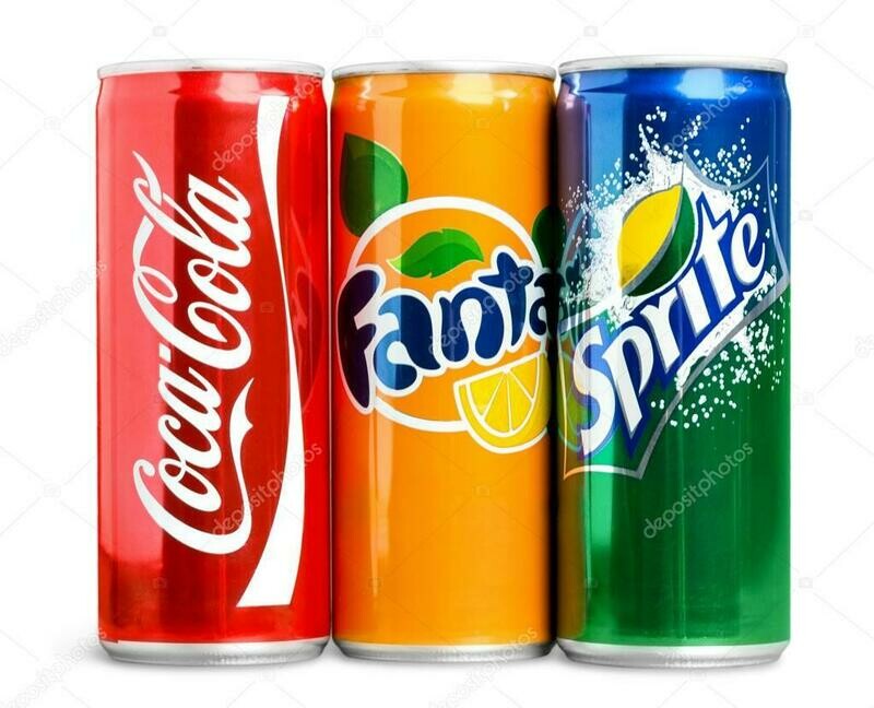 Coca ( zero ). Fanta. Sprite 33cl