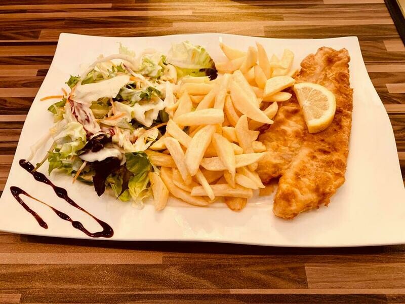 Filets de Pangasius avec frites et sauce tartare