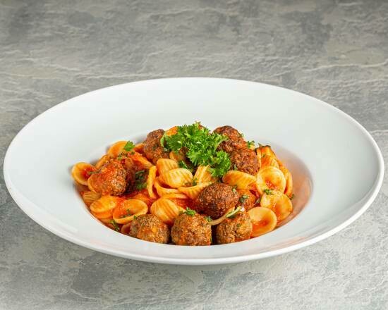 Orecchiette con polpettine