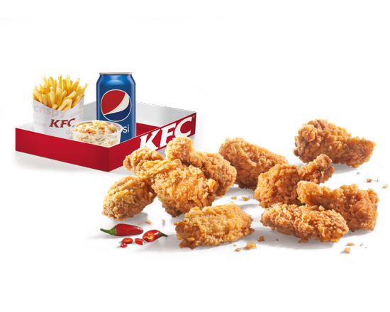 Menu 9 Hot Wings Box