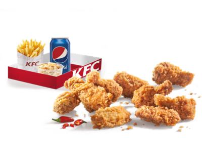 Menu 9 Hot Wings Box