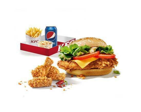 Menu Burger Box Colonel