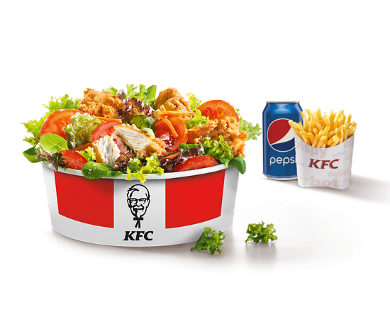 Menu Salade avec 4 Filet Bites