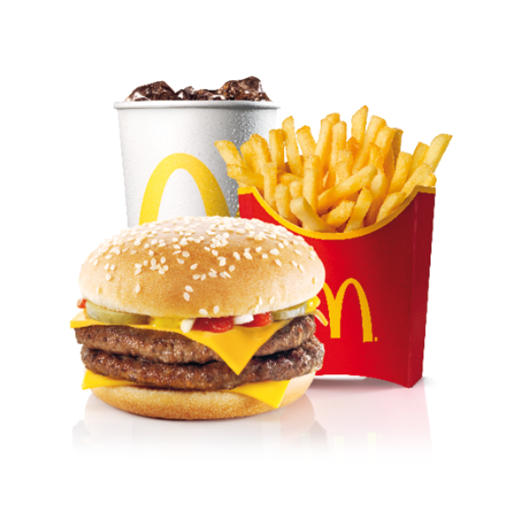 Menu Double Cheeseburger Royal