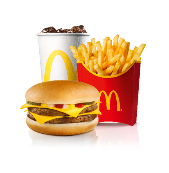 Menu Double Cheeseburger