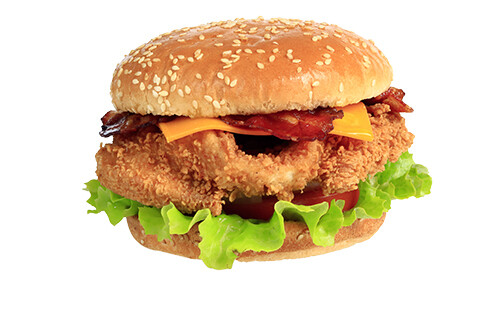 Chicken Burger Cheese/Bacon