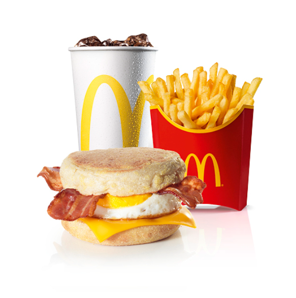 Menu McMuffin Egg &amp; Cheese Bacon