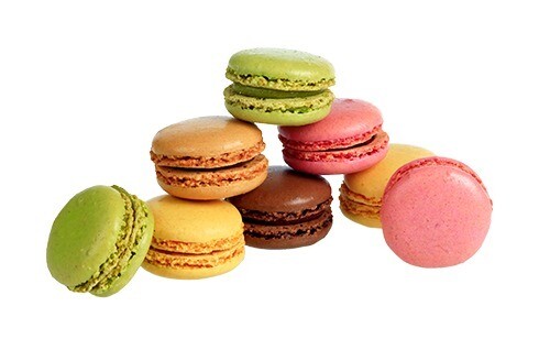 Mini macarons fruités ( 3 pièces)