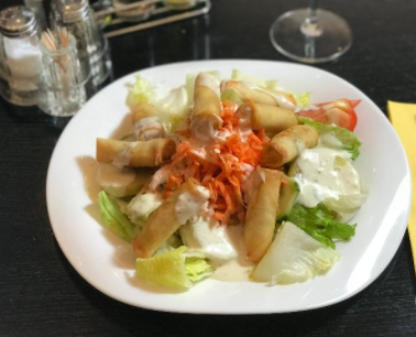 Salade de rouleaux de printemps