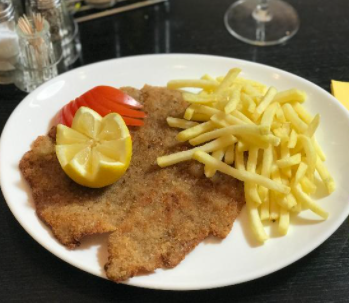 Escalope de poulet panée