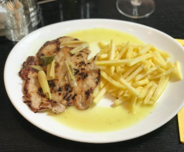 Escalope de poulet à la citronnelle
