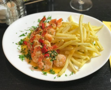 Gambas à l&#39;ail