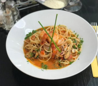 Spaghetti aux fruits de mer