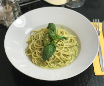 Spaghetti au pesto