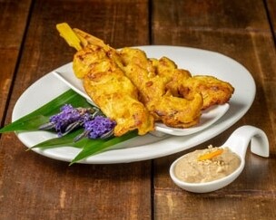 BROCHETTE DE POULET SATÉ - 3 PCES